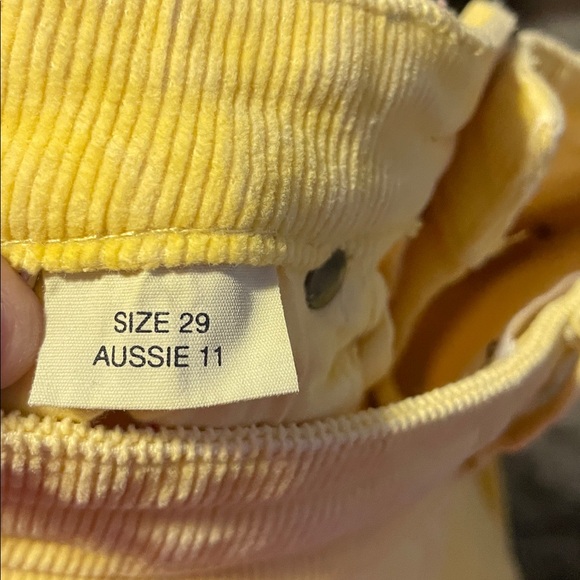 ROLLA'S High Waist Yellow Women's Shorts - Picture 5 of 7